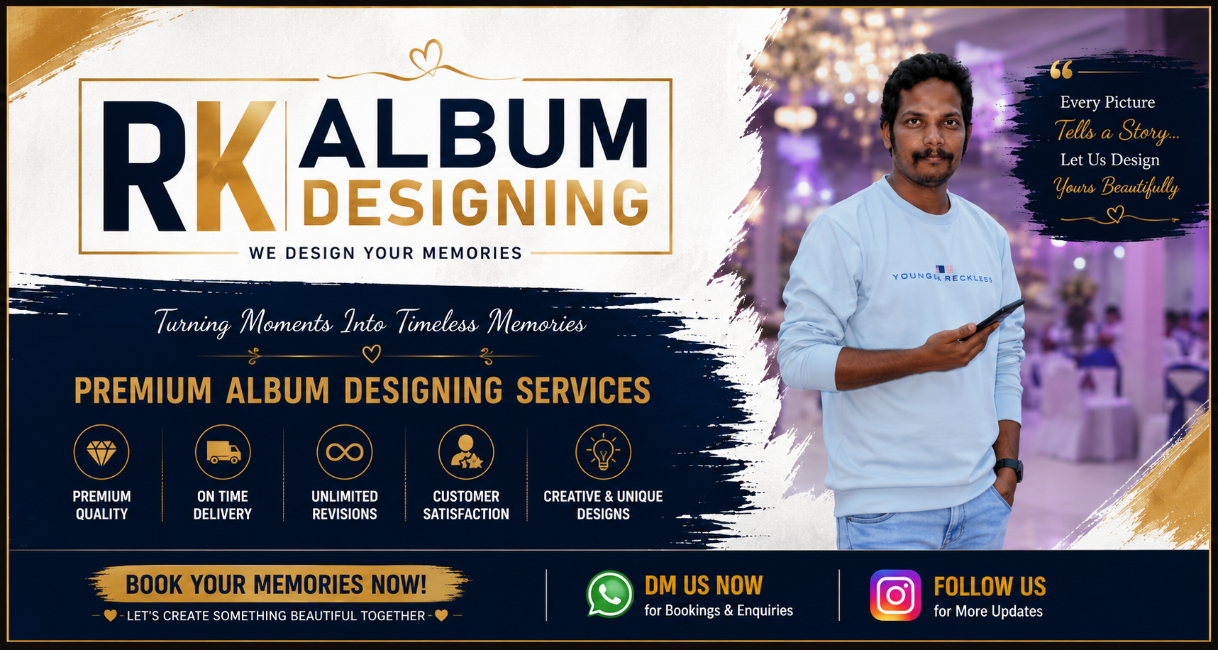 RK Album Designing Banner
